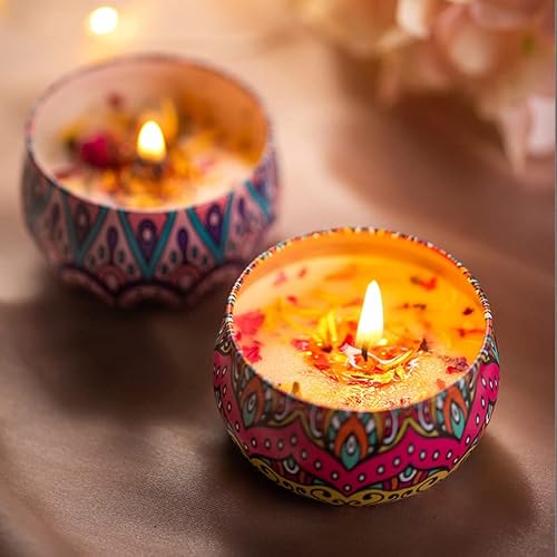 Dried Flowers Artisan Dried Flower Kit - Candle Making Soap Making Diy Candel Natural Flowers Aaa Food Grade-Lemon,Lavender,Roseleaf,Pink Rose,Red Rose,Jasmine,Rose Petal (Styleaa 9Bags*0.3Oz) #TOP3