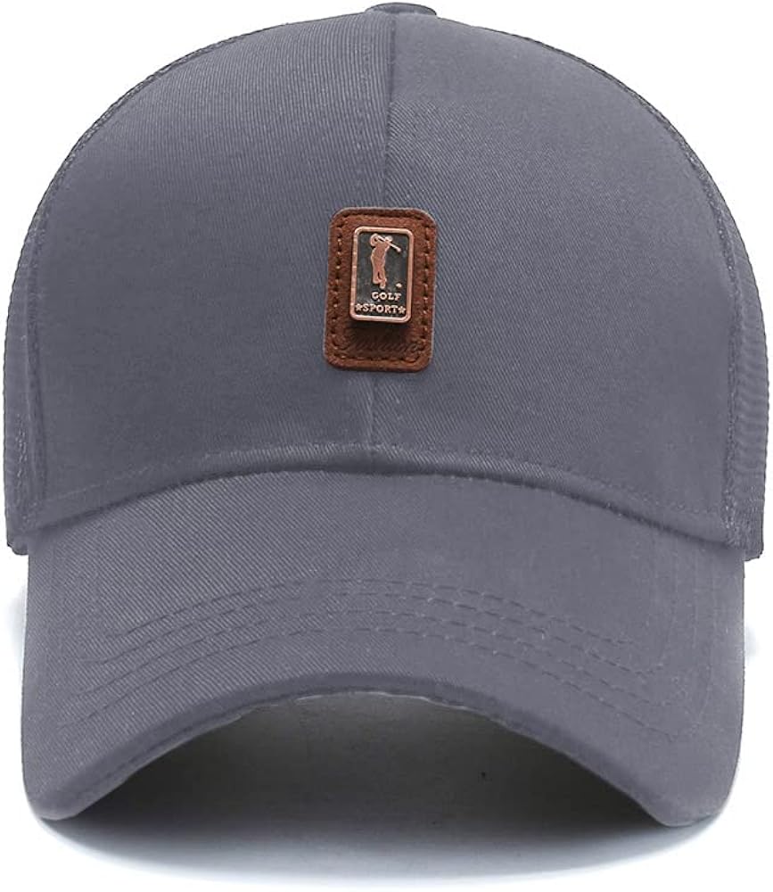 Miniatura 2 de FASHIXD Gorra de béisbol de golf para hombre, sombrero de malla de verano, transpirable, sombreros para correr, deportes al aire libre, sombreros de