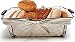 Mkono Bread Basket Metal Wire Basket with Removable Liner, Great for Bread, Snacks, Household Items, Kitchen Storage,13 x 9 x 4.2 Inches