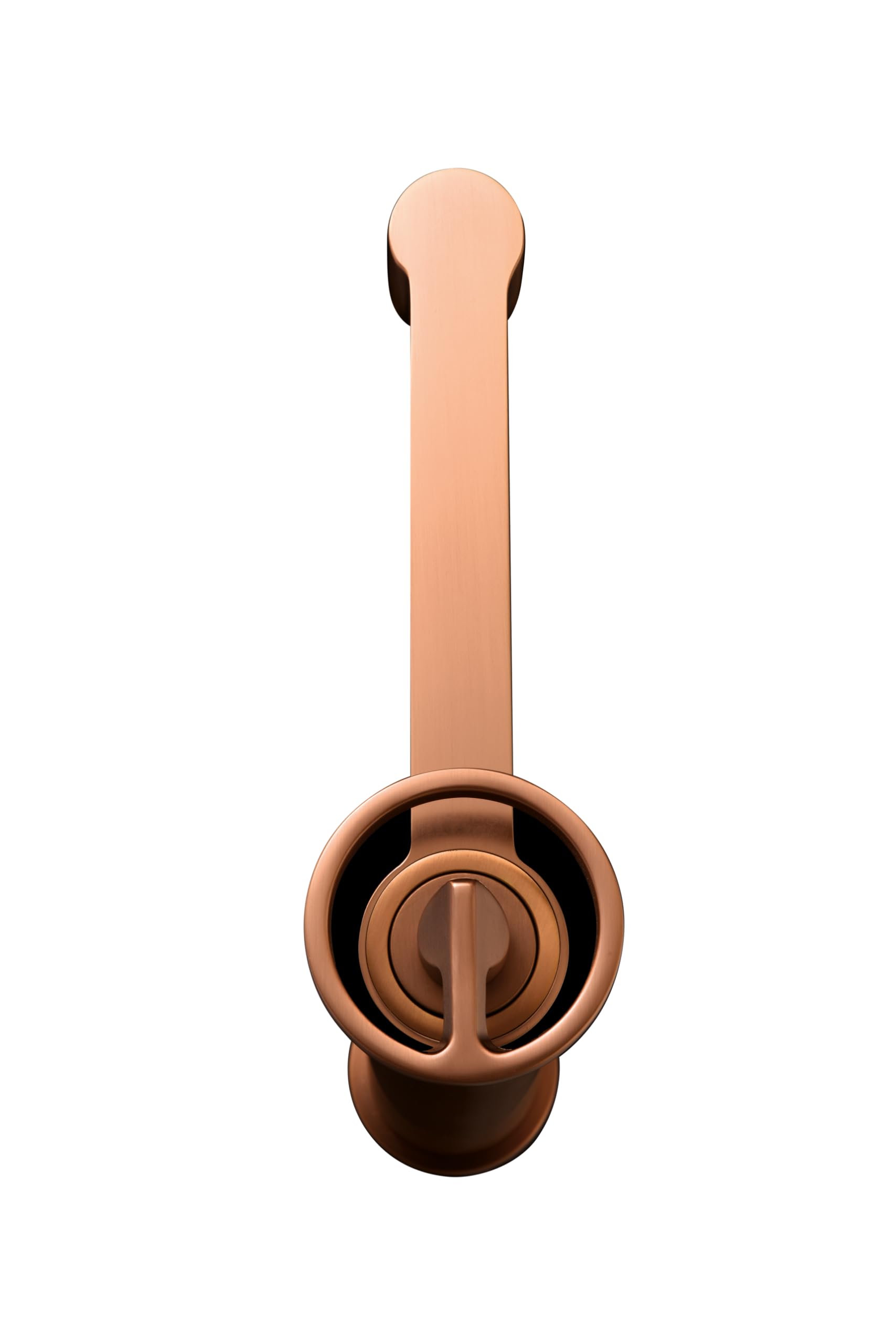 IMEX- Monomando de Lavabo Alto - Serie Olimpo Cromo - Cartucho Cerámico Ø26 mm (Oro Rosa)