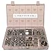 SCHMIDT HYDRAULIC 37 Degree Flare 64 Pcs Lot JIC Hydraulic Adapter Compression Fitting Plug & Cap "AN" Kit Set for High Pressure Fuel Delivery and Fluid Power Applications