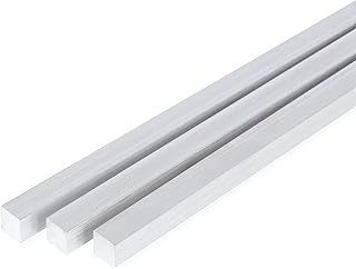 13Inch Square Aluminum Flat BAR 3 Pieces of 1/2