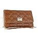 Odell New York Crossbody Style Smartphone Wristlet Wallet (Brown)