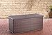 CLP Poly-Rattan Auflagenbox Comfy I 320 oder 785 Liter I Für Gartenpolster I Wasserdicht, Farbe:braun-meliert, Größe:125 cm