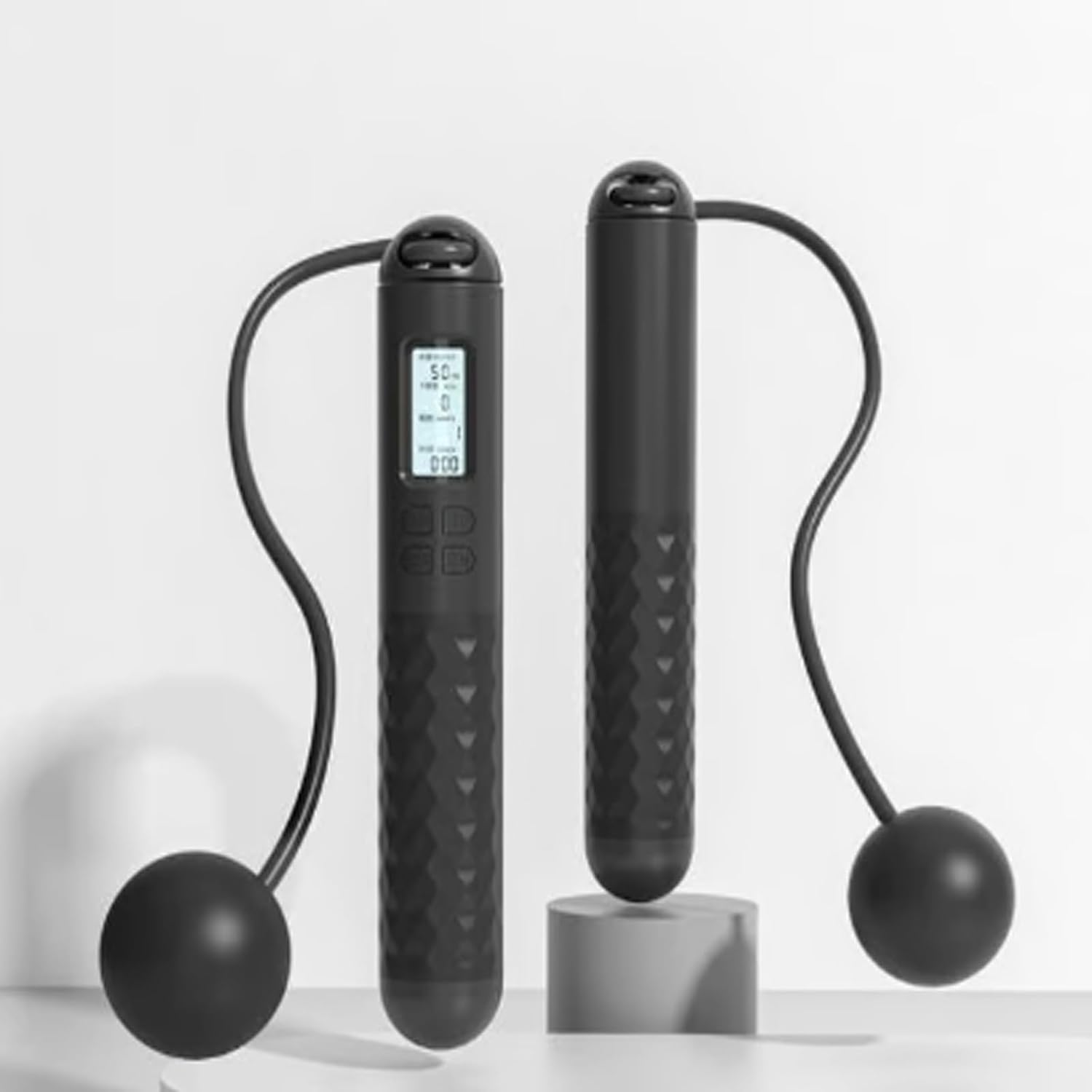 Skipping Rope with Counter, Ball With/Without Rop, Cordless Jump Rope, 2025 New Weighted Jump Rope with Counter, Jump Ropes for Fitness, Smart Skipping Rope, Gym, At-Home-Workout for Women Men