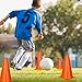 9 Inch Cones Sports, 15 Pack Orange Soccer Cones Training Agility Field Marker Plastic Traffic Cones for Football Basketball Drills Multipurpose Practice, Indoor Outdoor Games Activity Party Events