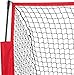 BBBuy 5' X 5 ' Portable Baseball Net Softball Outdoor Sports Training Net w/Carry Bag,Metal Frame Ground Stakes, for Batting Hitting and Pitching Practice for All Skill Levels + Baseball Batting Tee
