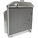 RADFLUX 2 Row Aluminum Radiator For 1949-1953 Ford Car Base W Chevy 350 V8 MT 1950 1951 1952