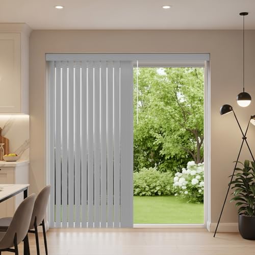 Vertical Blinds Custom Made to Your Size Curved - Color