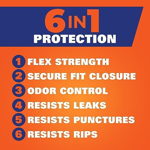 Ultra Strong Tall Kitchen Trash Bags, Lavender & Sweet