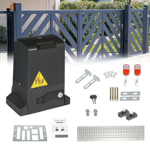 ISOISL Automatischer Flügeltorantrieb 370W Toröffner Schiebetoran...