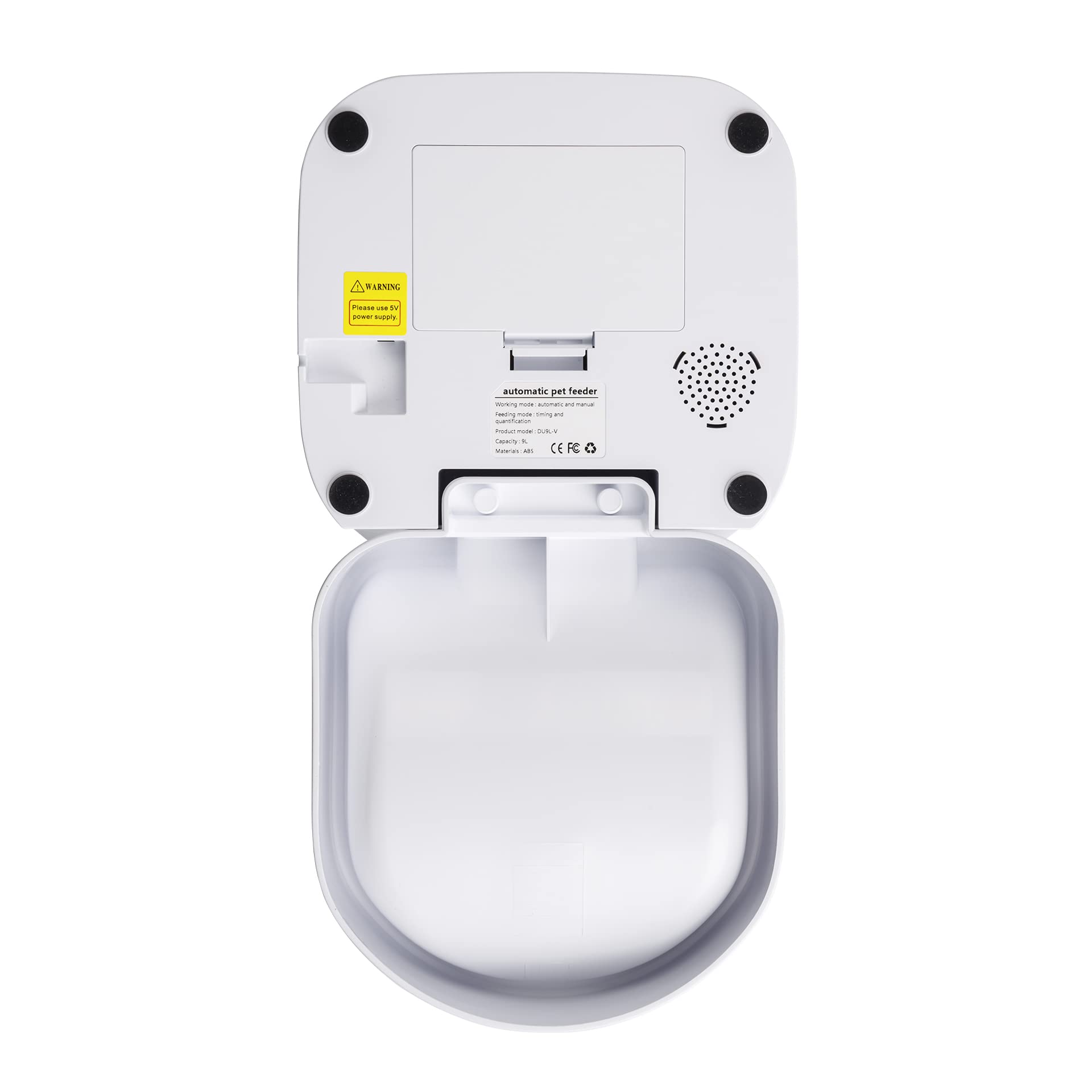 Mellerware - Comedero Automático Petto!Eat 9L | Cámara HD | Grabación Voz | Dispensador Comida App WiFi 2.4GHz | Apto Lavavajillas | Programable | Perros Gatos Animales Mascotas