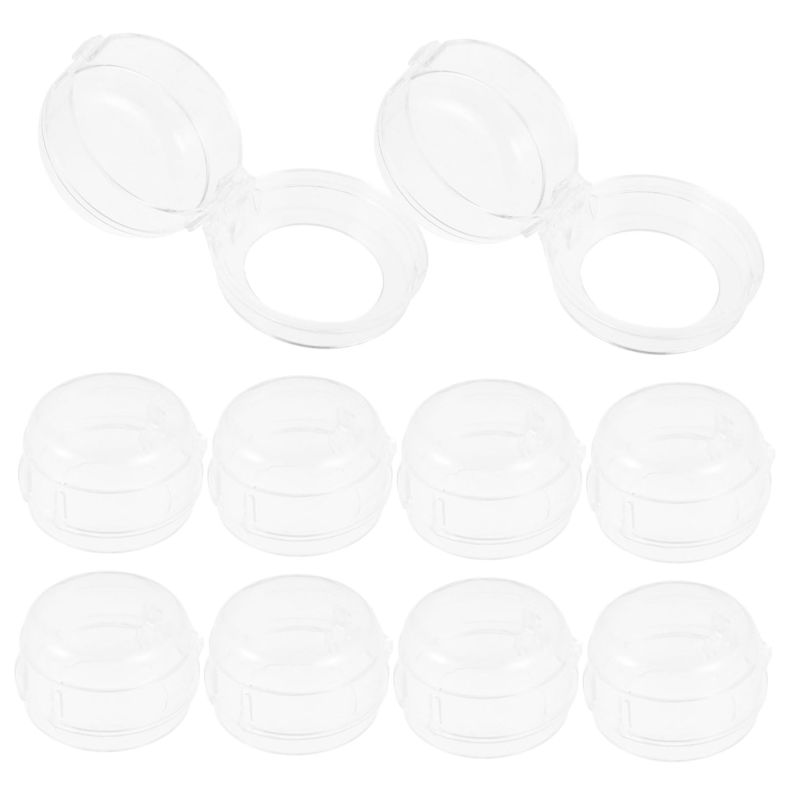 ibasenice Oilproof Stove Knob Covers 10 Pack Gas Stove Protector Easy Open for Adults