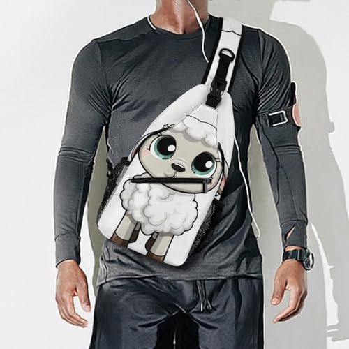 Bolso tipo bandolera sport casual unisex 38x20cm miniatura 7