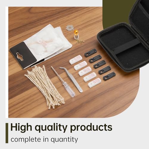 Image of Repair Kit Compatible with Zippo,Replacement Parts Includes Cotton,Flint,Wick,Pad,Tool Compatible with Zippo Accessories
