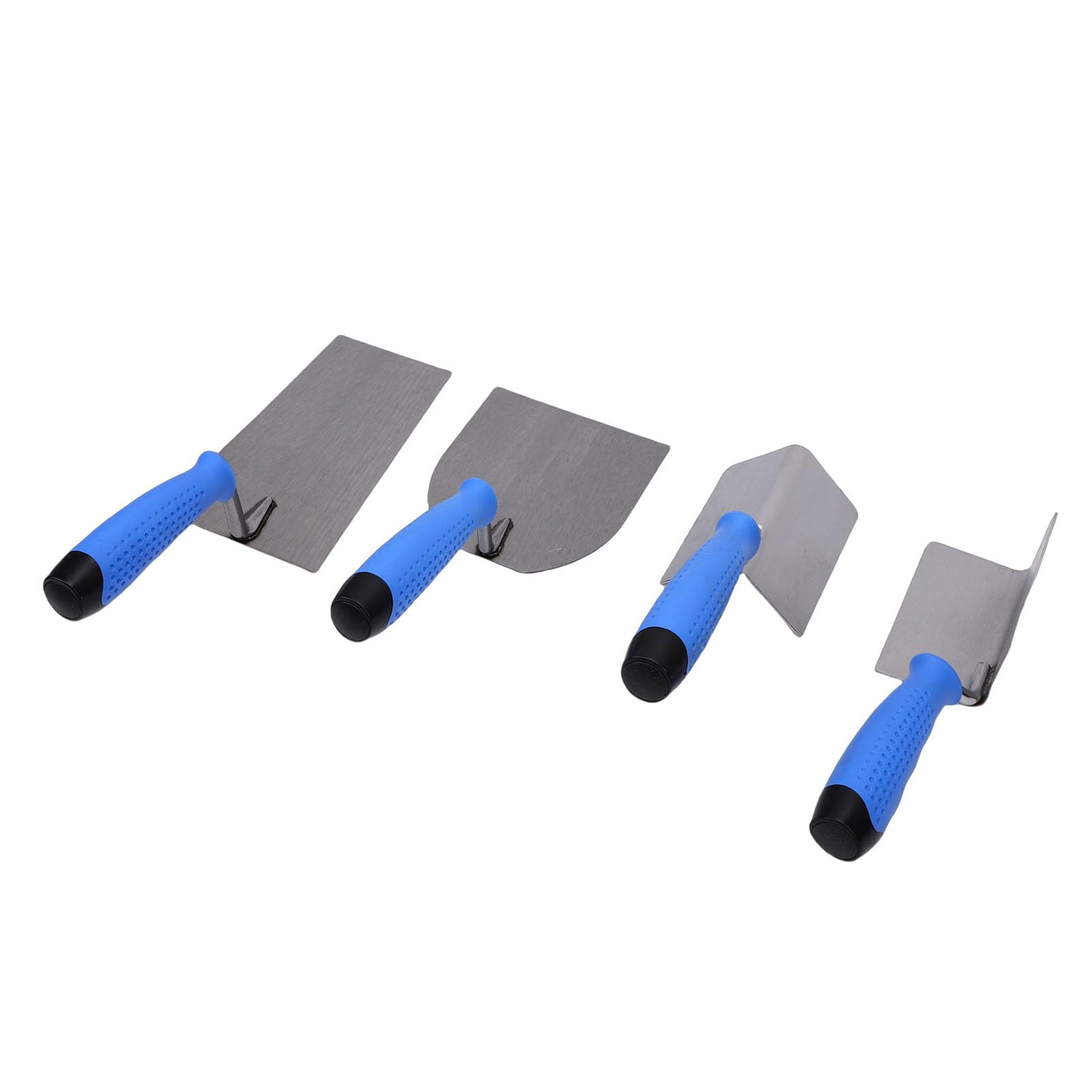 Il Set di Cazzuole per Intonaco in Acciaio Inossidabile Leviga Efficacemente gli Angoli di Cartongesso e Cemento con Manico in TPR per Pareti Interne/esterne