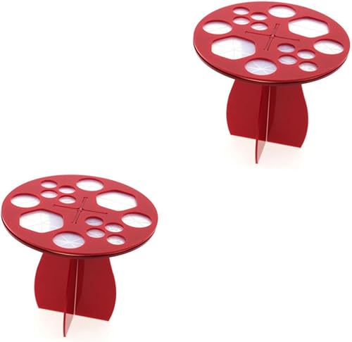 FOMIYES 2pcs brochas para maquillaje secador de ropa secadora secadora lavandería colgador soporte de secado de maquillaje cepillo organizador