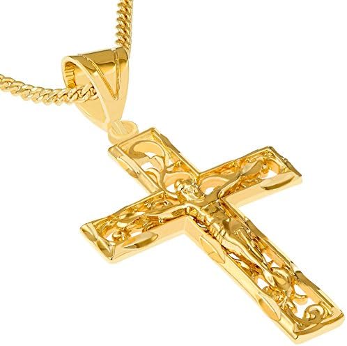 Crucifix Cross Necklace 
