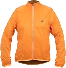 Jaqueta Corta Vento de Ciclismo Masculina Márcio May Pro New Orange