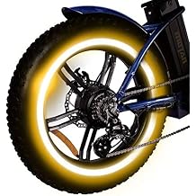 ADDMOTOR 2Pcs Bike Wheel Rim Stickers Stripes 26" 3M Reflective Decals Tape Reflector for Bicycle Motorcycle Decoration