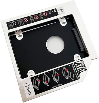 DY-tech 2nd Hard Drive HDD SSD Optical Bay Caddy Frame Tray for HP Pavilion dv6 6060ep 6b13es TS-L633R DVD