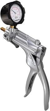 Mityvac MV8510 Silverline Elite Automotive Brake/Clutch Bleeding, Diesel Fuel Priming and Vacuum/Pressure Testing Hand Pump, Ergonomic Design, Zinc-aluminum Die Cast, Dual Converter, 2" Compound Gauge