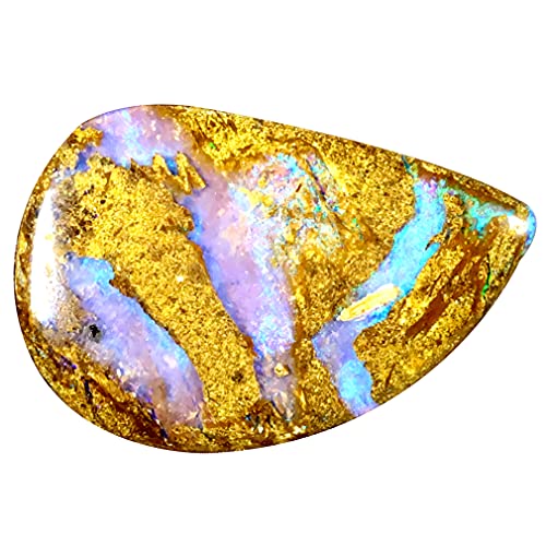 Opale Boulder d'Australie de 9.49 ct, une pierre précieuse rare pour haute joaillerie