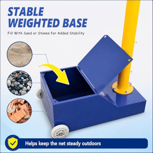 Badminton Net Stand, Portable Badminton Net System
