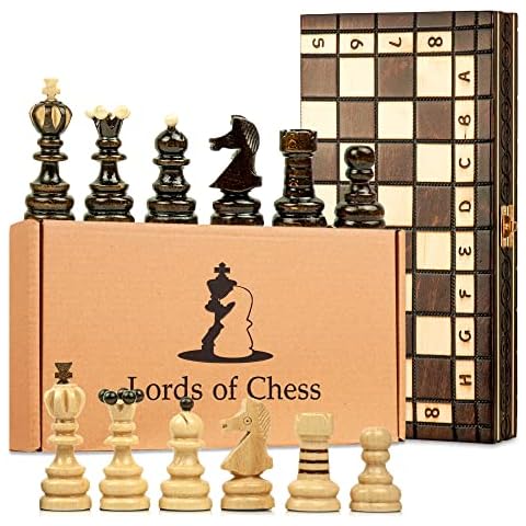 Schachspiel Schach Schachbrett Holz hochwertig Cover