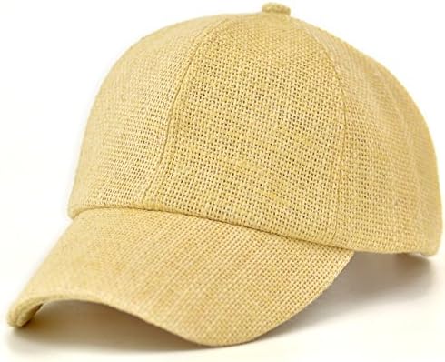 Amazon Co Jp 麦わら帽子 キャップ コットン リネン 野球帽 ハンドメイド 手作り Uv対策 メンズ 男性 カラー４色 ブラック ホワイト ブルー ベージュ ベージュ 服 ファッション小物