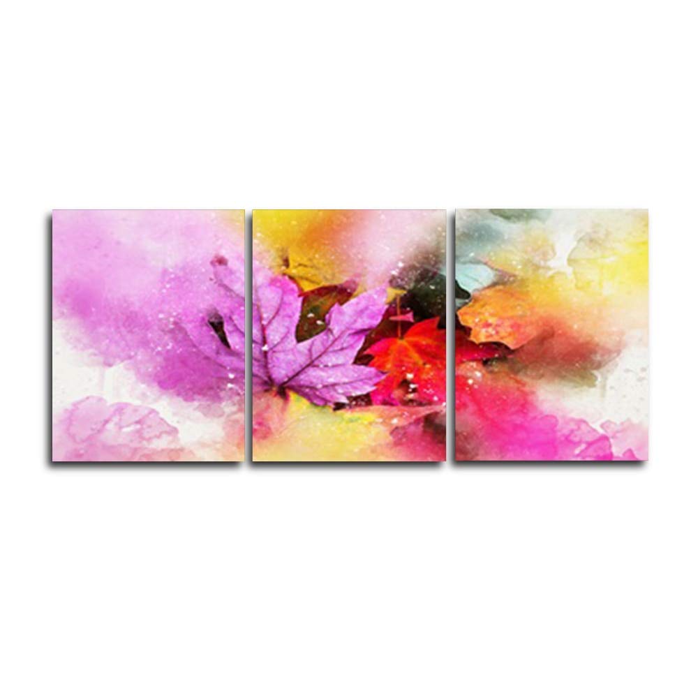 Tableau triptyque abstrait nordique en 3 panneaux pour décoration murale