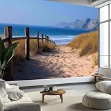 [Papel pintado para sala de estar] Recibirás un mural de pared de 200 x 140 cm, compuesto por 4 tiras de 50 x 140 cm cada una. Su diseño en paneles facilita la instalación sin perder el efecto visual. También ofrecemos Papel Pintado personalizable para crear un estilo único en tu hogar