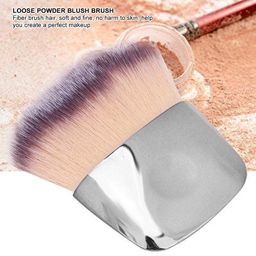 Makeup Brushes Loose Powder Brush, Blush Brush Mini Multi-Functional Makeup Brush Portable Soft Hair Loose Powder Blush Brush Beauty Tool (Sliver) #TOP2