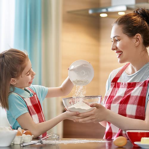 Satinior Sublimation Bib Apron Blank Kitchen Aprons With Pockets Unisex White Cooking Kitchen Apron For Restaurant Home Crafting Bbq Drawing Painting (5 Pieces) Medium #TOP4