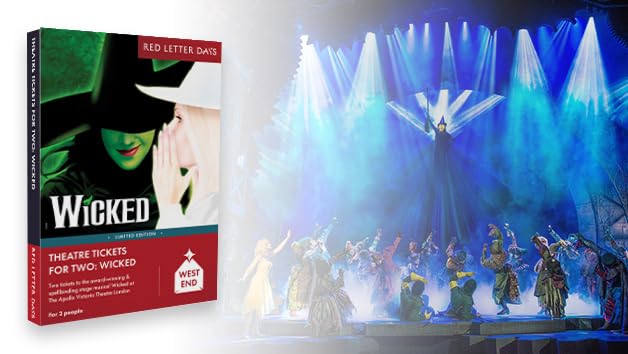 Red Letter Days Wicked Threatre Show Experience Geschenkbox für 2 - West End Show