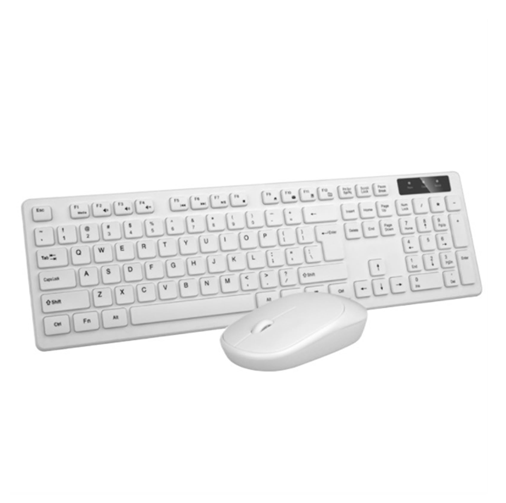 BJfhRH Home Office Computer Accessories Wireless Keybdard Mouse Combo Keyboard With For Laptop Notebook PC Computer Everyday Use(White)
