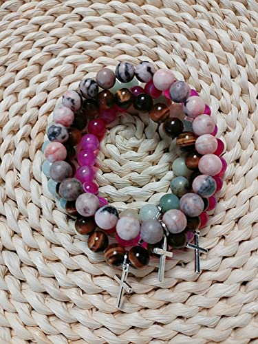 Gelconnie Cross Bracelet For Men Son, Grandson, Dad, Husband, Godfather, Christian Mens Bracele Birthday Graduation Retirement Christmas Christian Gift For Teens Boys Men #TOP7