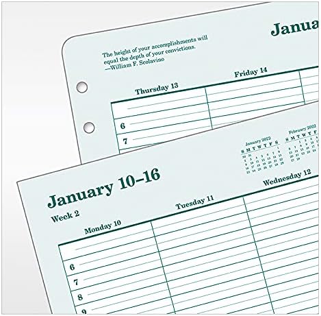 FranklinCovey - Original Planner | Weekly - Ring-Bound (Monarch, Jan 2022 - Dec 2022)