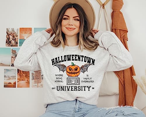 Halloweentown Sweatshirt, Vintage HalloweenTown Est 1998 Sweatshirt, Pumpkin Halloweentown Shirt, Halloween Party, Gift Halloween, Halloween Shirts for Women or Men3