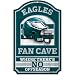 NFL Philadelphia Eagles Fan Cave Wood Sign, 11" x 17"