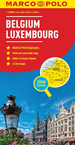 Belgium/Luxembourg Marco Polo Map (Marco Polo Maps)