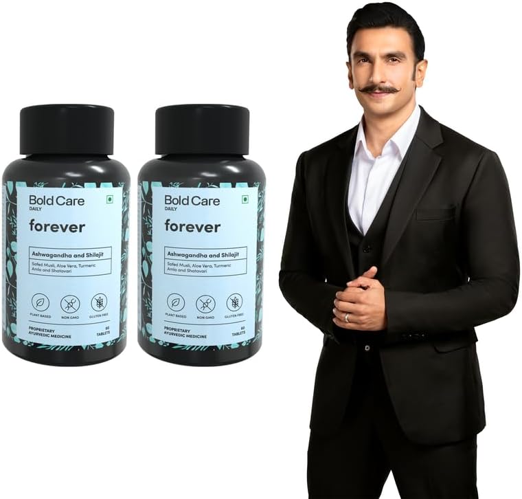 - Forever Ashwagandha & Shilajit 120 Capsules | Boosts Stamina for Men | Supplements For Men | Zero Side Effects