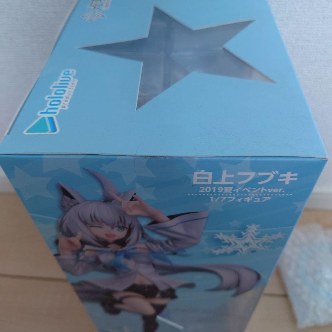 値下げ】包装紙付き 白上フブキ 2019夏イベントver. 1/7 修正台座付