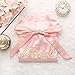 Produktbild Frauen Stickerei Braut Brautjungfer Kimono Bademantel Kleid Sexy Mini Schlaf Nachthemd Nachtwäsche Brautkleider -Light Pink Bride-2-M