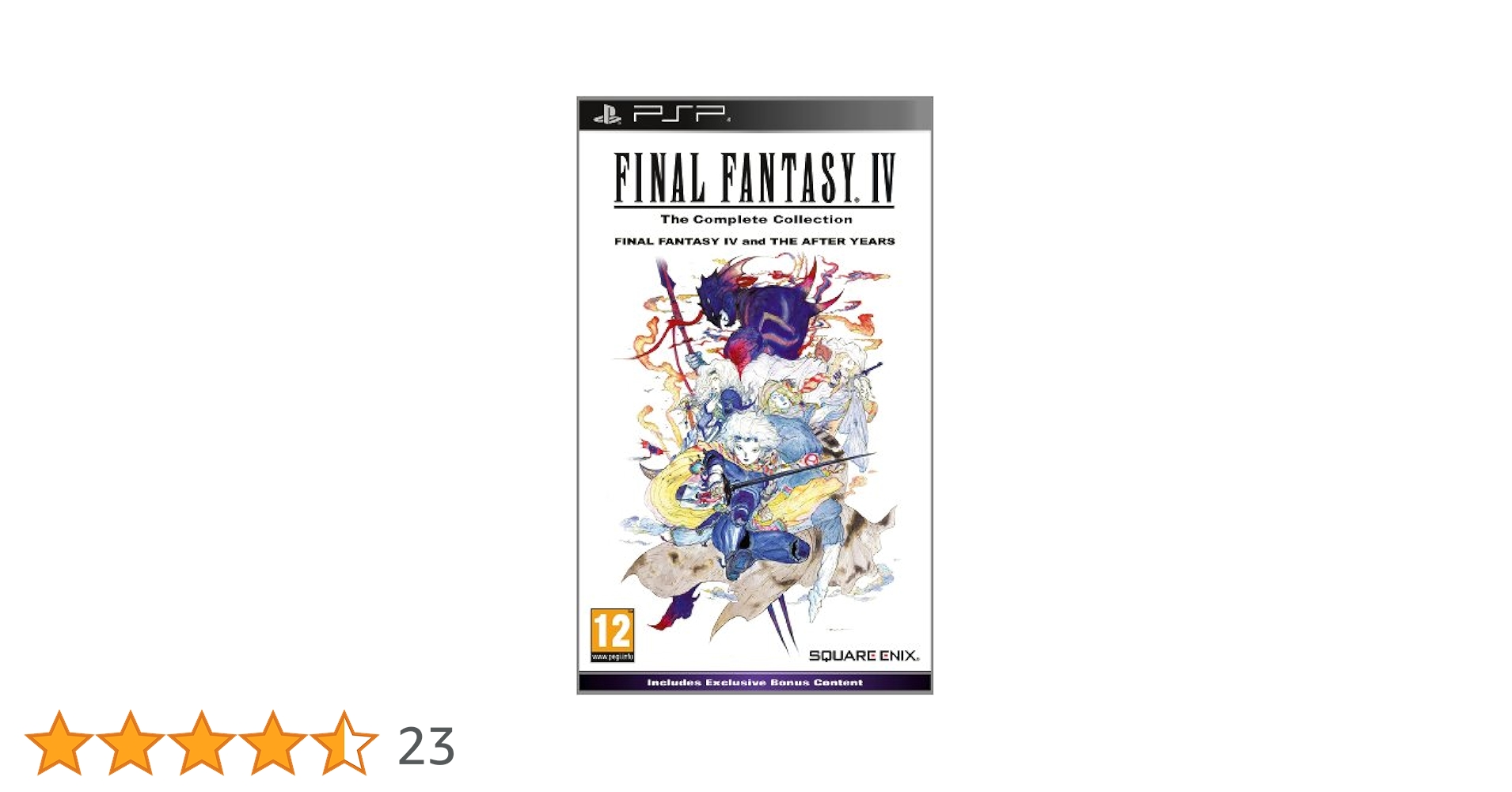 Final Fantasy IV - The Complete Collection (PSP) : Amazon.co