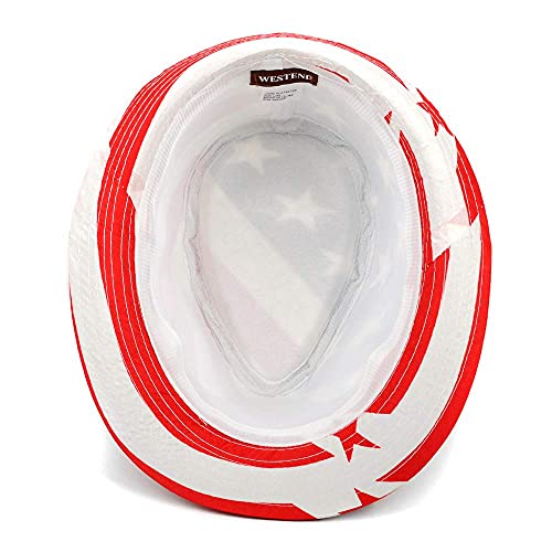 Westend American Flag - Independence Day, 4Th Of July Fedora For Men And Women (Stars And Stripes) #TOP3