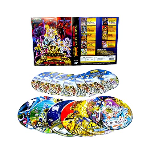 SAINT SEIYA - COMPLETE ANIME TV SERIES DVD BOX SET (181 EPISODES + 5 MOVIES)