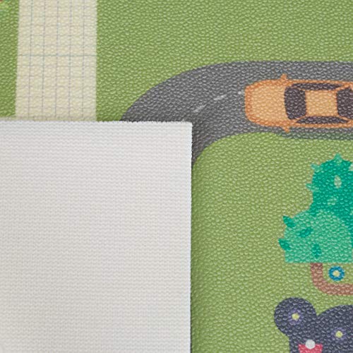 Relaxdays Speelmat straat, vrij van schadelijke stoffen, waterdicht, antislip, speeltapijt kinderen, PVC, 0,5 x 120 x 80… - Afbeelding 8