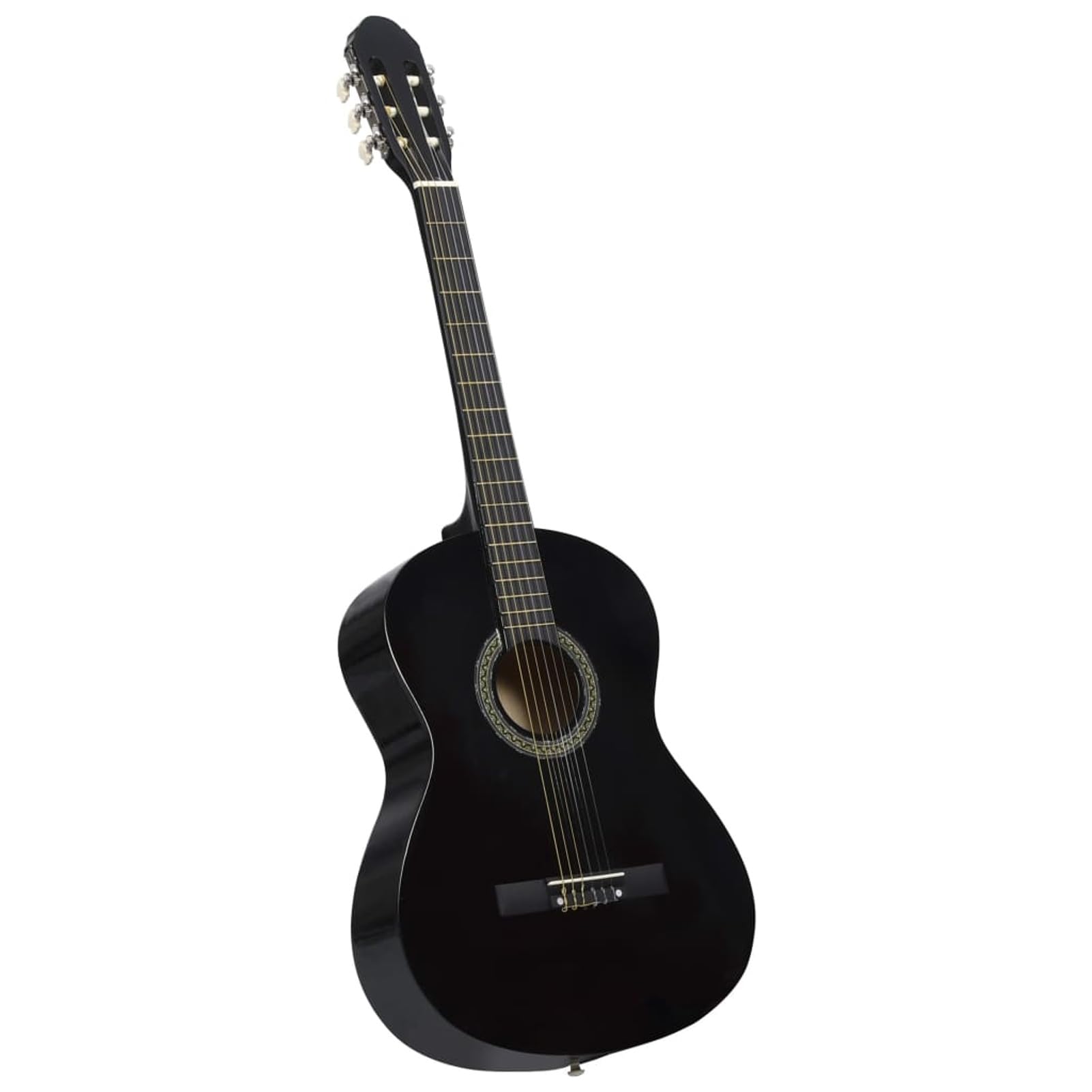 Set Chitarra Classica per Principianti 12 pz Nera 4/4 39",Arte e Svago,Hobby e Arti Creative,Strumenti Musicali,Strumenti a Corda,Chitarre-70111