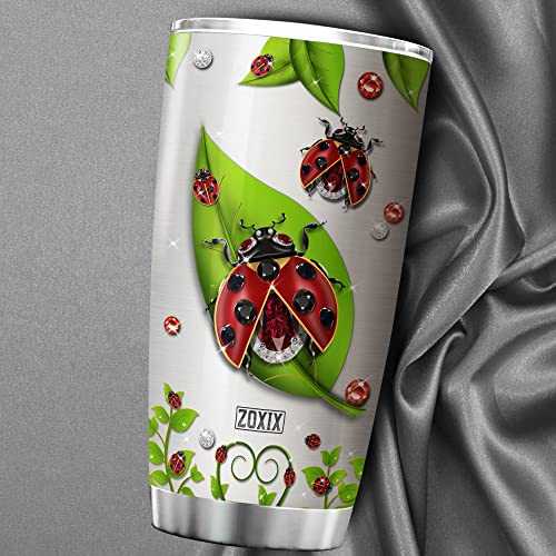 Zoxix Personalized Name Tumbler Cute Insect Animal Coffee Cup With Lid 20Oz Stainless Steel Travel Mug Birthday Present For Women Who Love Animals Gift Ideas #TOP5